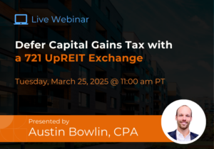 Defer Capital Gains Tax with a 721 UpREIT Exchange 3.25