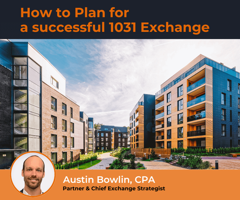 How to plan for a 1031 Exchange OD